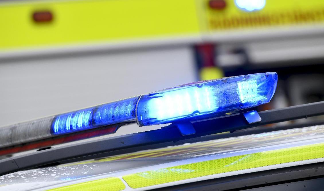 Polisen har fått larm om skottlossning i orten Lönsboda i Osby kommun. Foto: Johan Nilsson/TT-arkivbild