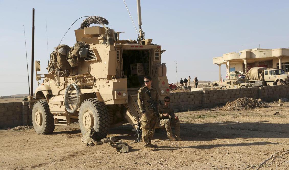 Amerikansk militär i Irak. Foto: Khalid Mohammed/AP/TT-arkivbild