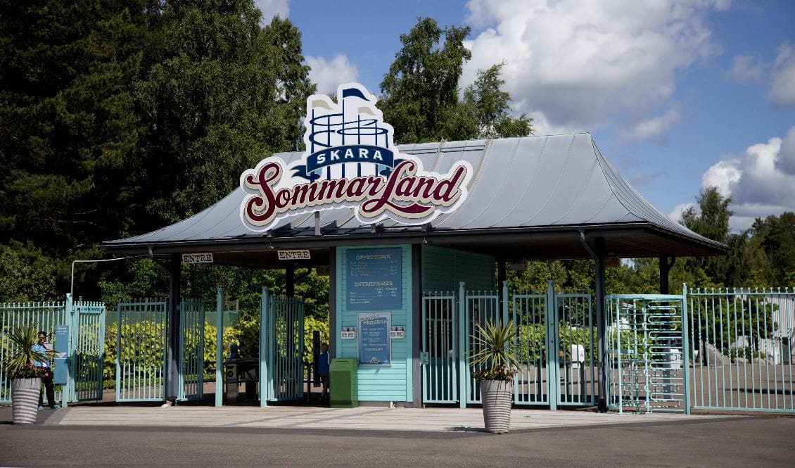 Skara sommarland kan tvingas hålla stängt hela sommaren. Foto: Adam Ihse/TT-arkivbild