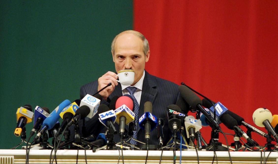 Vitrysslands president Aleksandr Lukasjenko. Foto: Sergej Grits/AP/TT-arkivbild