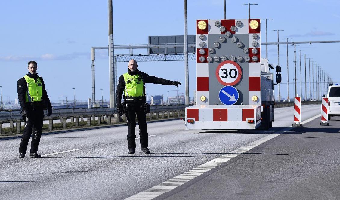 Möjligheten för sydsvenska turister att testa sig i Danmark gäller inte längre, meddelar danska myndigheter. Foto: Johan Nilsson/TT