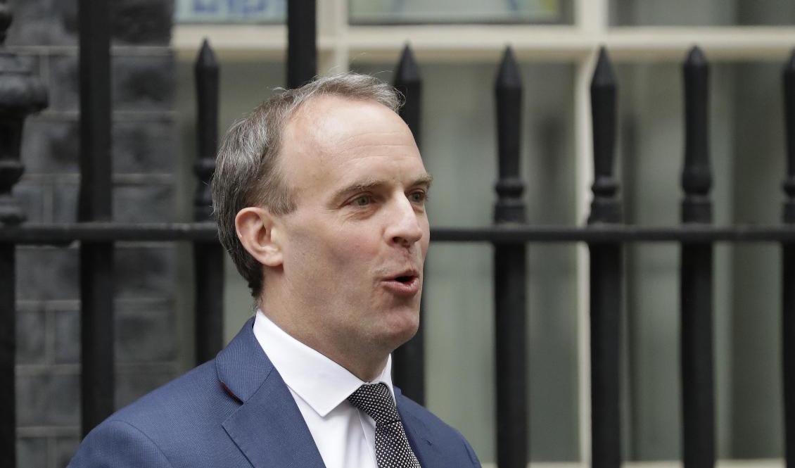 Storbritanniens utrikesminister Dominic Raab. Foto: Matt Dunham/AP/TT-arkivbild