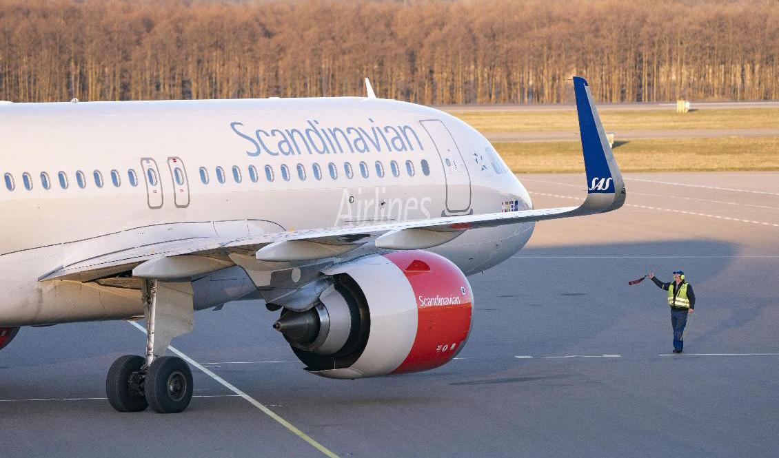 Företaget Aviator tar från och med 1 september över arbetet med SAS markpersonal på Sturup i Malmö och Landvetter i Göteborg. Foto: Johan Nilsson/TT-arkivbild