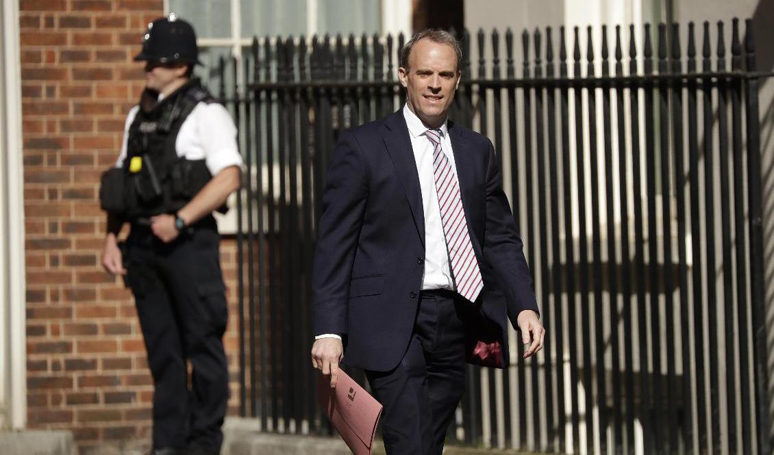 Storbritanniens utrikesminister Dominic Raab. Foto: Matt Dunham/AP/TT-arkivbild