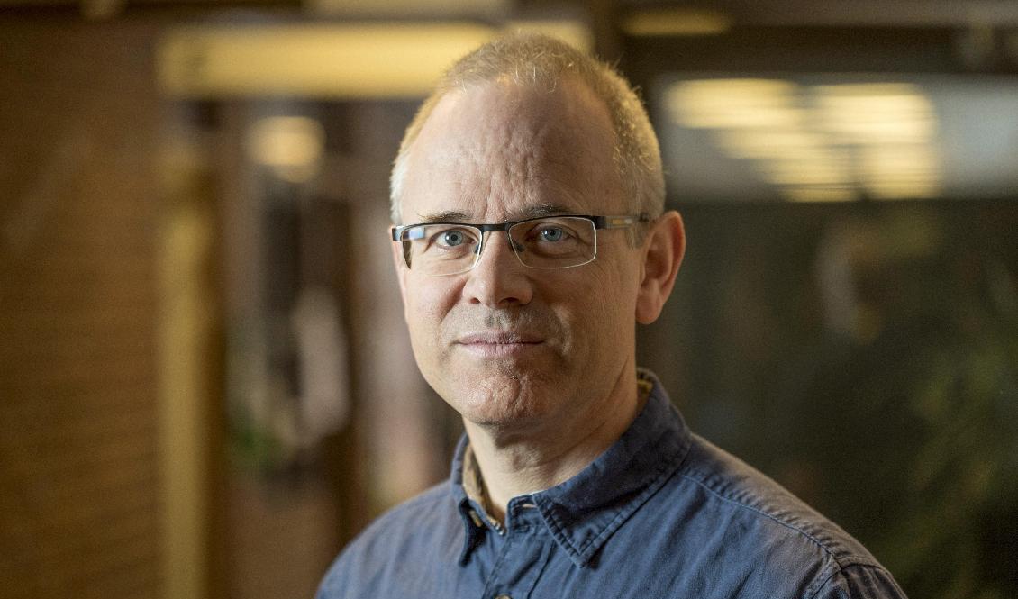 Björn Lund vid Svenska nationella seismiska nätet säger att det var ett kraftigt skalv. Foto: Mikael Wallerstedt/Uppsala universitet-pressbild