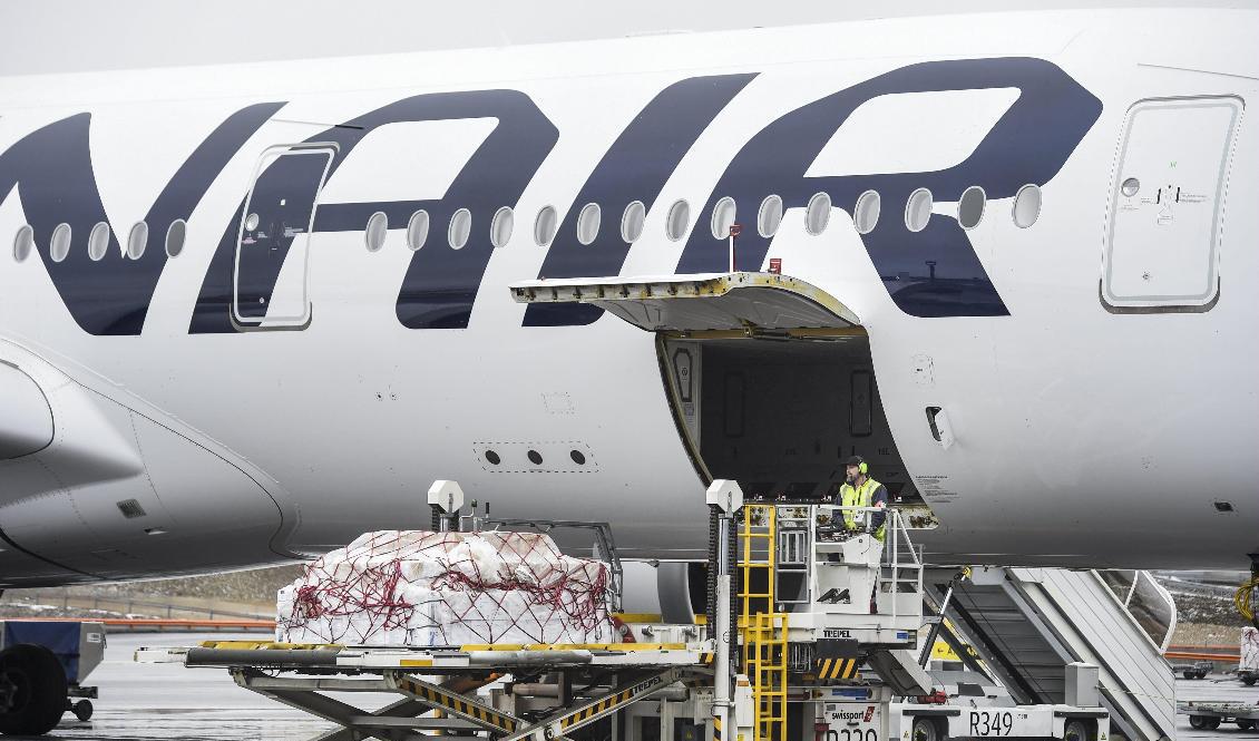 Finnair tvingas att spara. Foto: Emmi Korhonen/AP/TT-arkivbild
