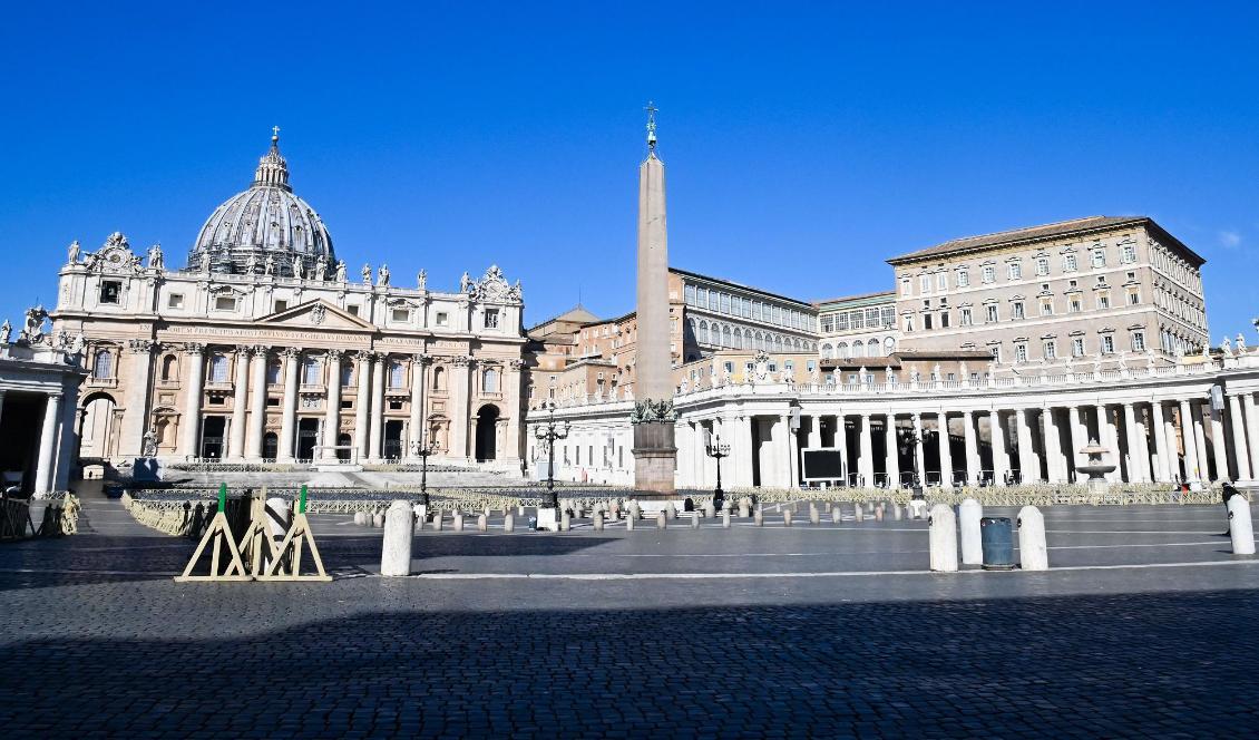 



Petersplatsen vid Vatikanen den 11 mars 2020. Foto: Andreas Solaro/AFP via Getty Images                                                                                                                                                                                