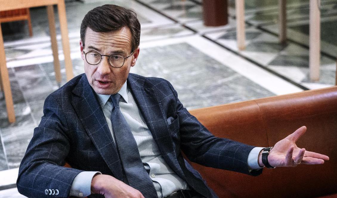 Moderatledaren Ulf Kristersson. Arkivbild.  Foto: Simon Rehnström/SvD/TT