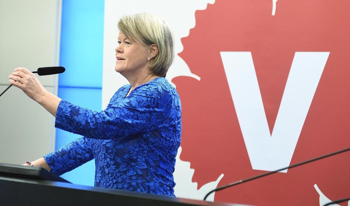 Ulla Andersson, Vänsterpartiets ekonomisk-politisk talesperson. Foto: Ali Lorestani/TT
