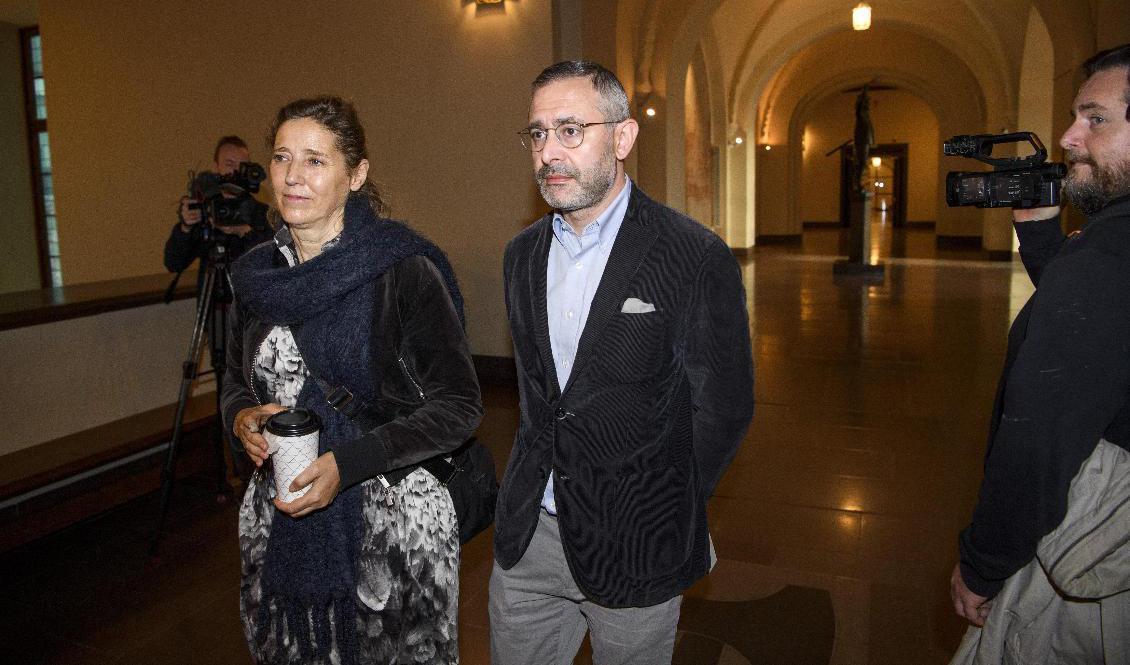 Advokat Monique Wadsted och Aron Flam. Arkivbild. Foto: Jessica Gow/TT