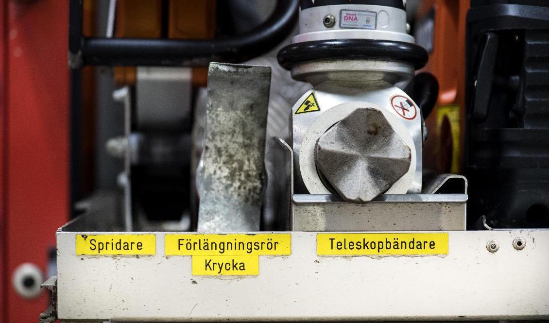 Det brann i en industrilokal i Göteborg under natten. Arkivbild. Foto: Pontus Lundahl/TT