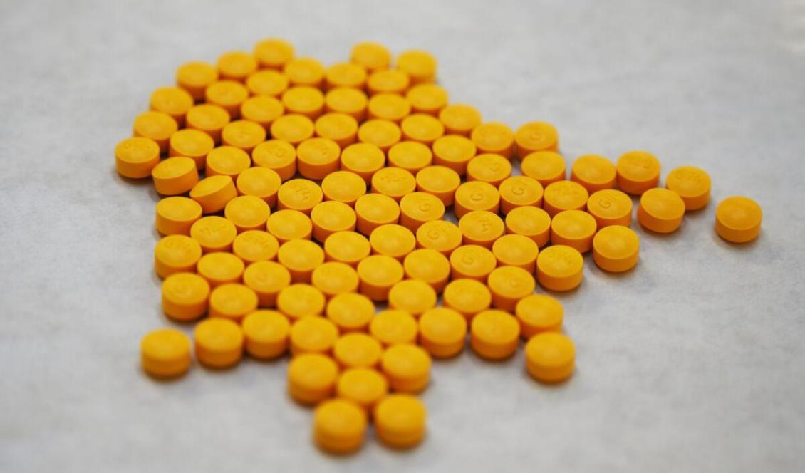 





Tabletter som man tror är täckta med fentanyl visas upp vid Drug Enforcement Administration Northeast Regional Laboratory den 8 oktober 2019, i New York. Foto: Don Emmert/AFP via Getty Images                                                                                                                                                                                                                                                                        