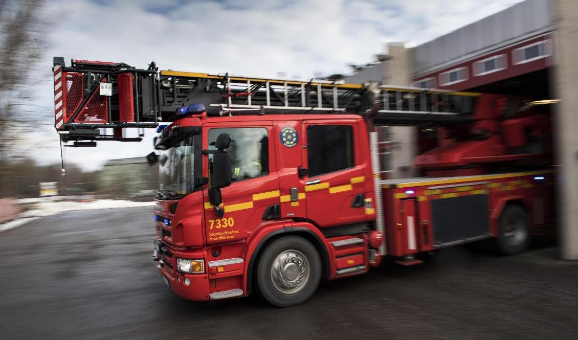 Ett VMA har utfärdats på grund av den kraftiga rökutvecklingen. Arkivbild. Foto: Pontus Lundahl/TT