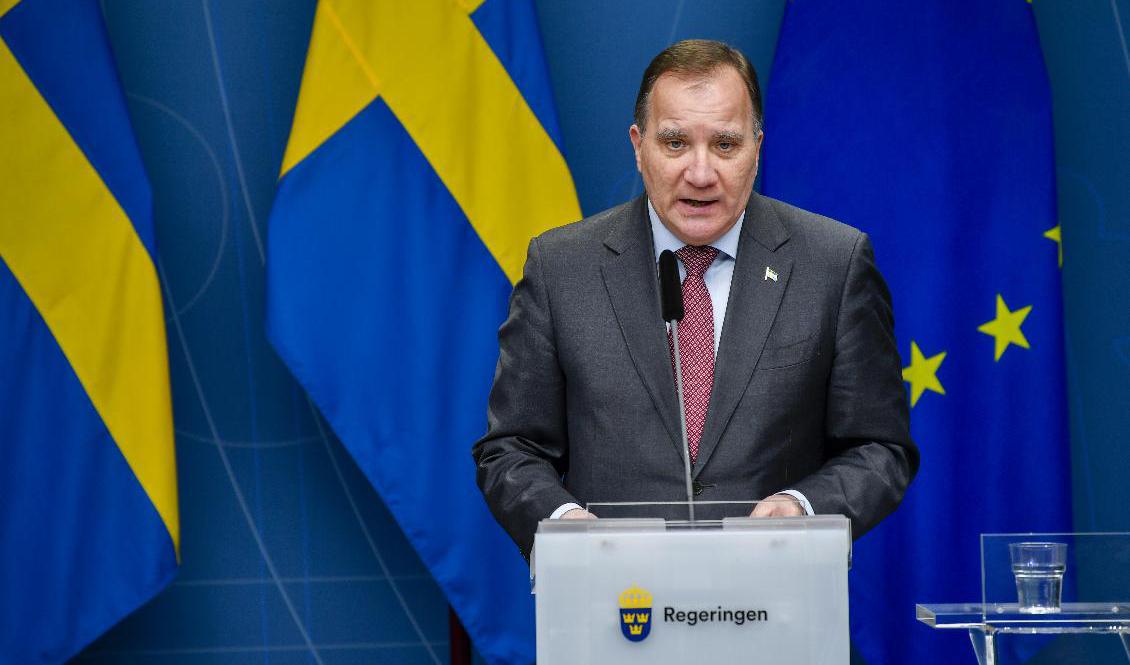 Stefan Löfven håller tal till nationen. Arkivbild. Foto: Henrik Montgomery/TT