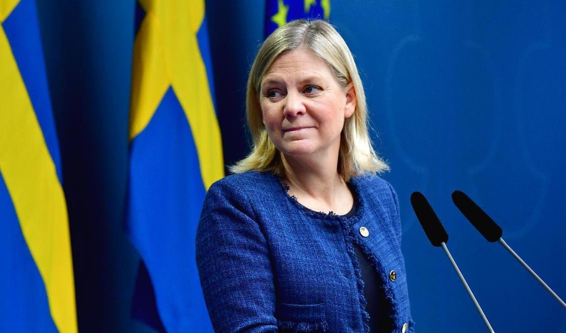 Finansminister Magdalena Andersson utökar likviditetsstödet. Arkivbild. Foto: Jonas Ekströmer/TT