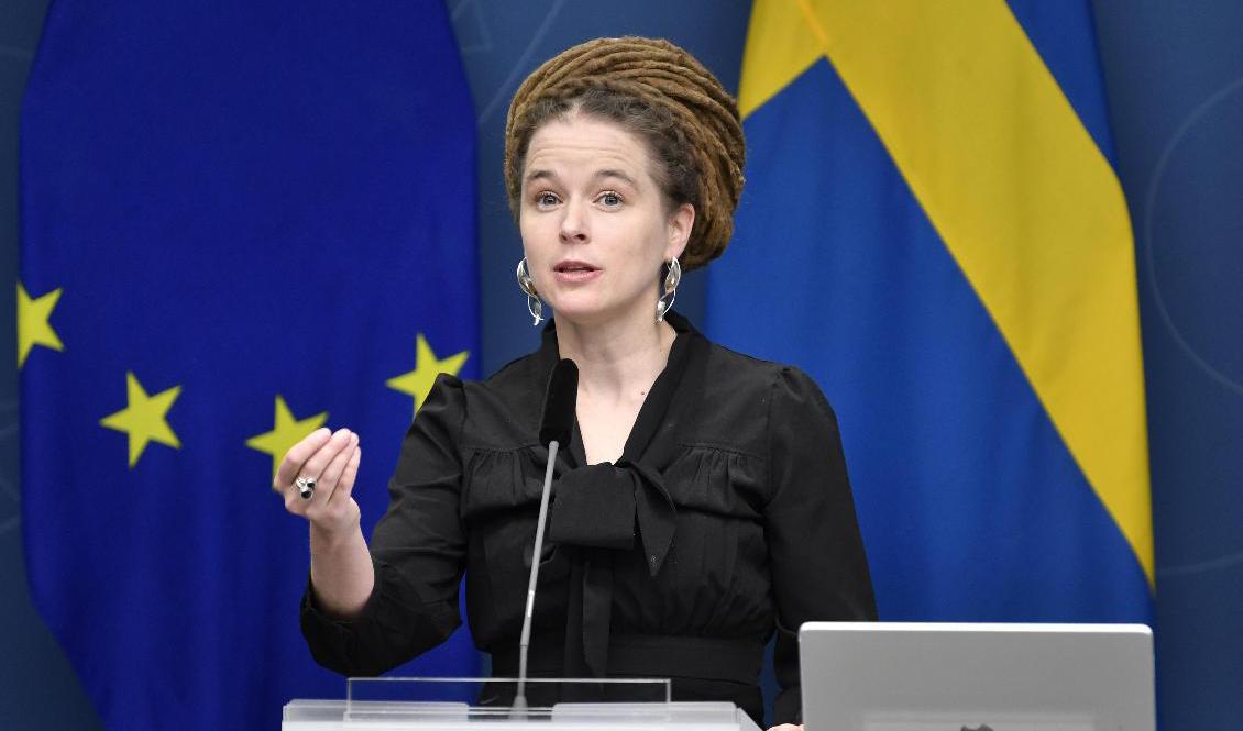 Idrottsminister Amanda Lind. Arkivbild. Foto: Anders Wiklund/TT