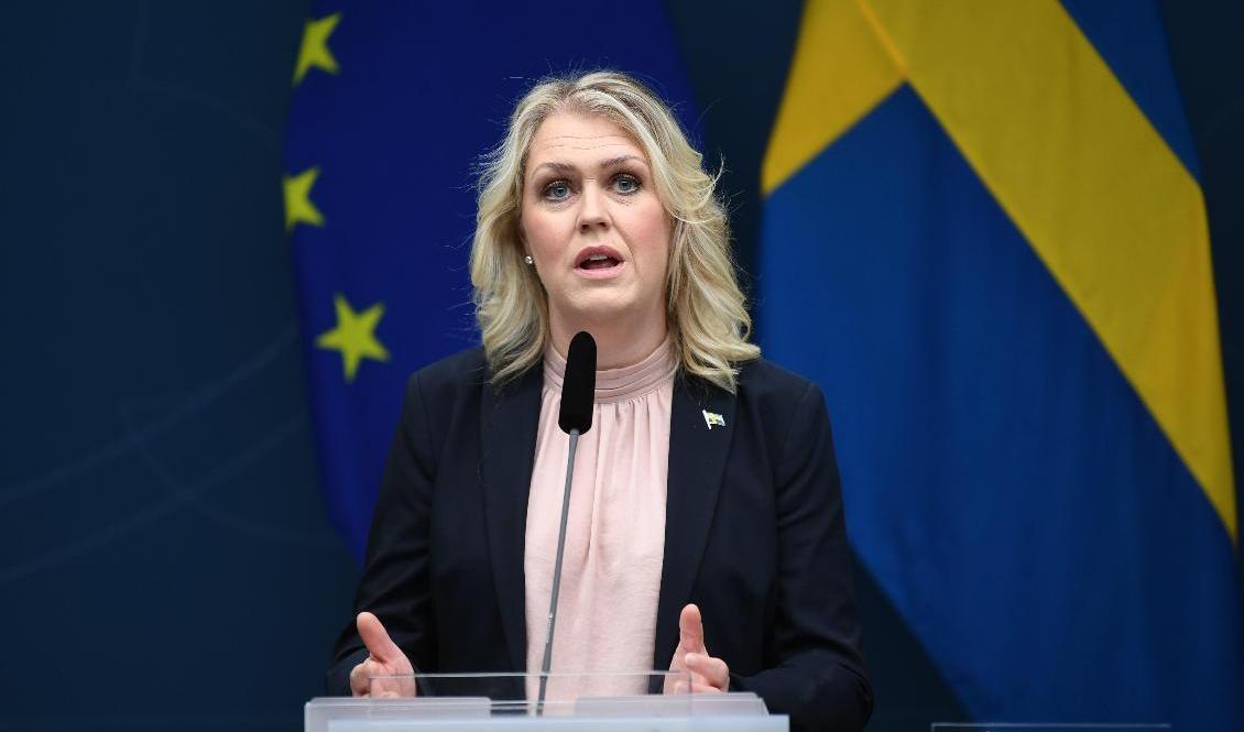 Socialminister Lena Hallengren. Foto: Fredrik Sandberg/TT