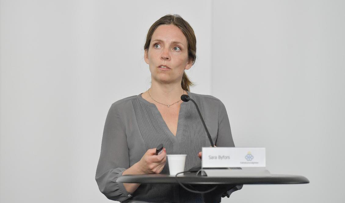 En person i Södermanland har bekräftats vara smittad med den muterade virusvarianten, uppger Sara Byfors, enhetschef på Folkhälsomyndigheten. Arkivbild. Foto: Jessica Gow/TT