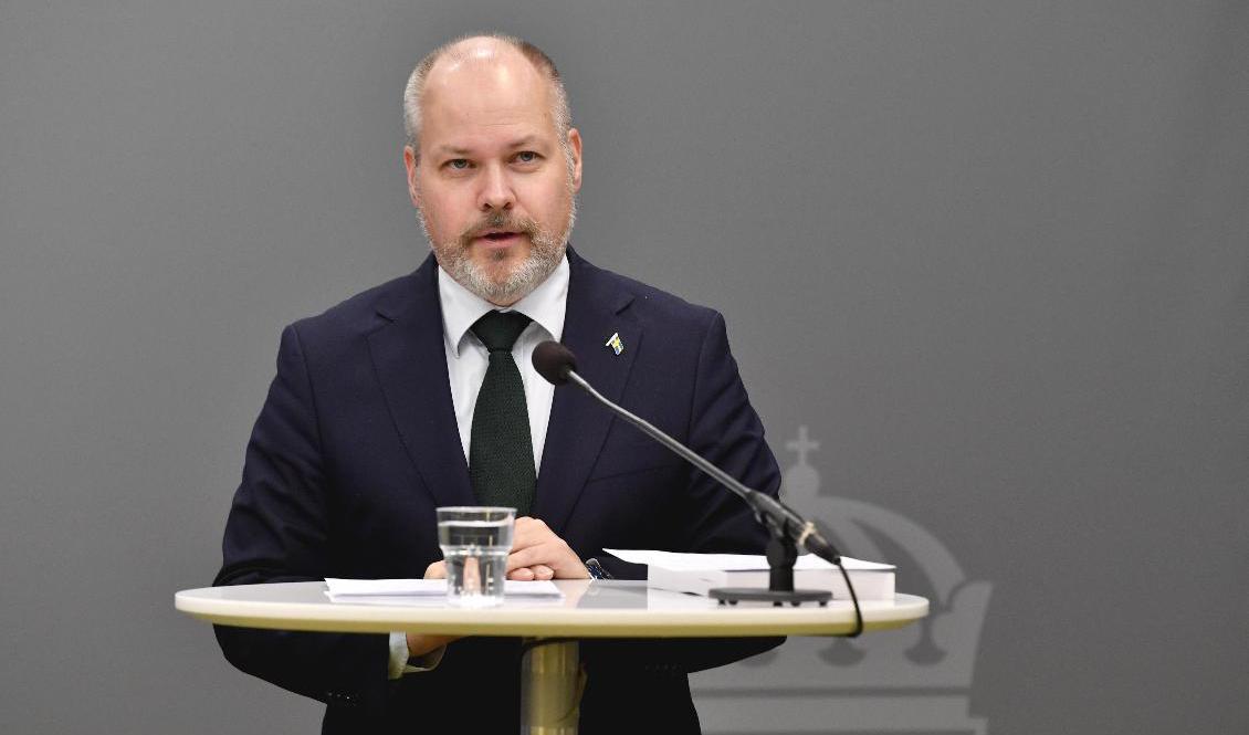 Justitie- och migrationsminister Morgan Johansson. Foto: Jessica Gow/TT