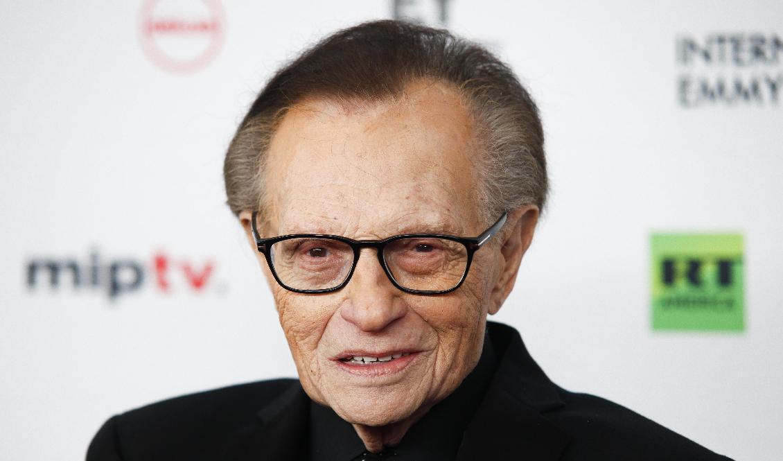 Larry King. Arkivbild. Foto: Andy Kropa/AP/TT