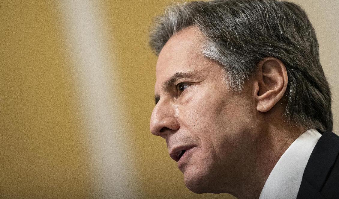 USA:s utrikesminister Antony Blinken. Arkivbild. Foto: Alex Edelman/AP/TT