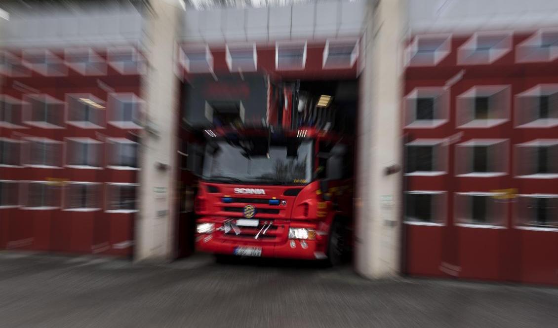 Räddningstjänsten ryckte ut till den skola i Örnsköldvik vid halv tre-tiden, natten mot fredag. Arkivbild. Foto: Pontus Lundahl/TT