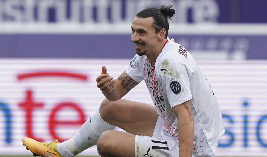 Zlatan Ibrahimovic brände en straff mot Bologna men Milan vann med 2–1. Foto: Spada/AP/TT
