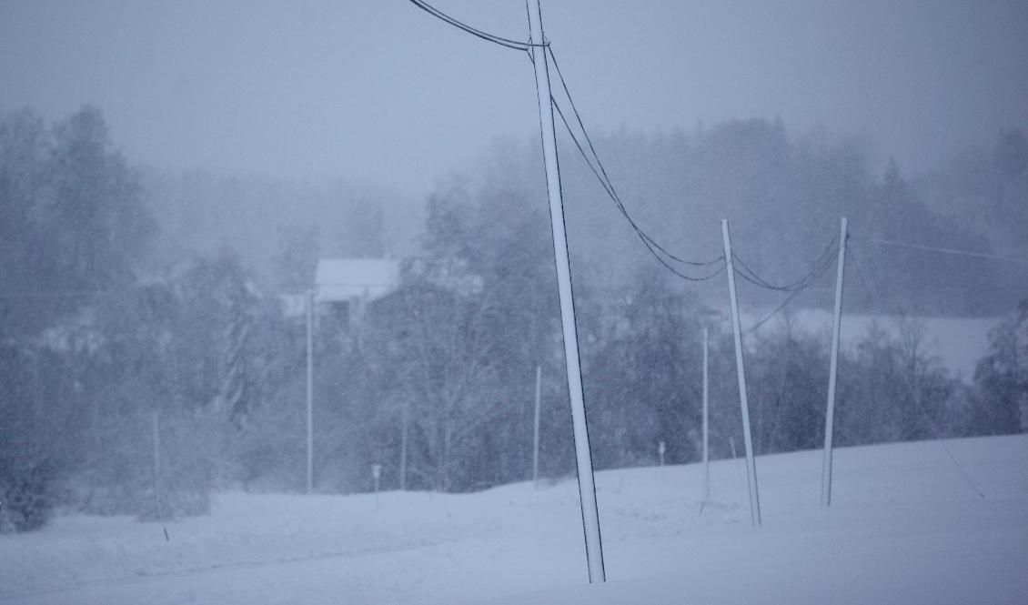 Elpriset ökar kraftigt i kylan. Arkivbild. Foto: Mats Andersson/TT