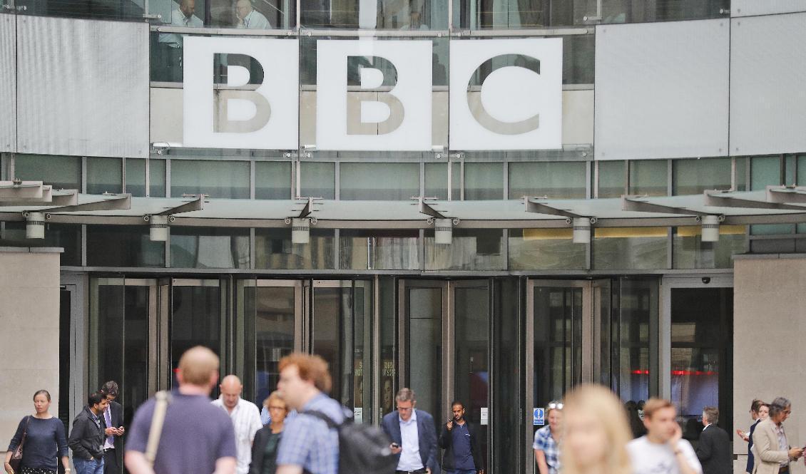 Det brittiska public service-bolaget BBC:s högkvarter i London. Arkivbild. Foto: Frank Augstein/AP/TT