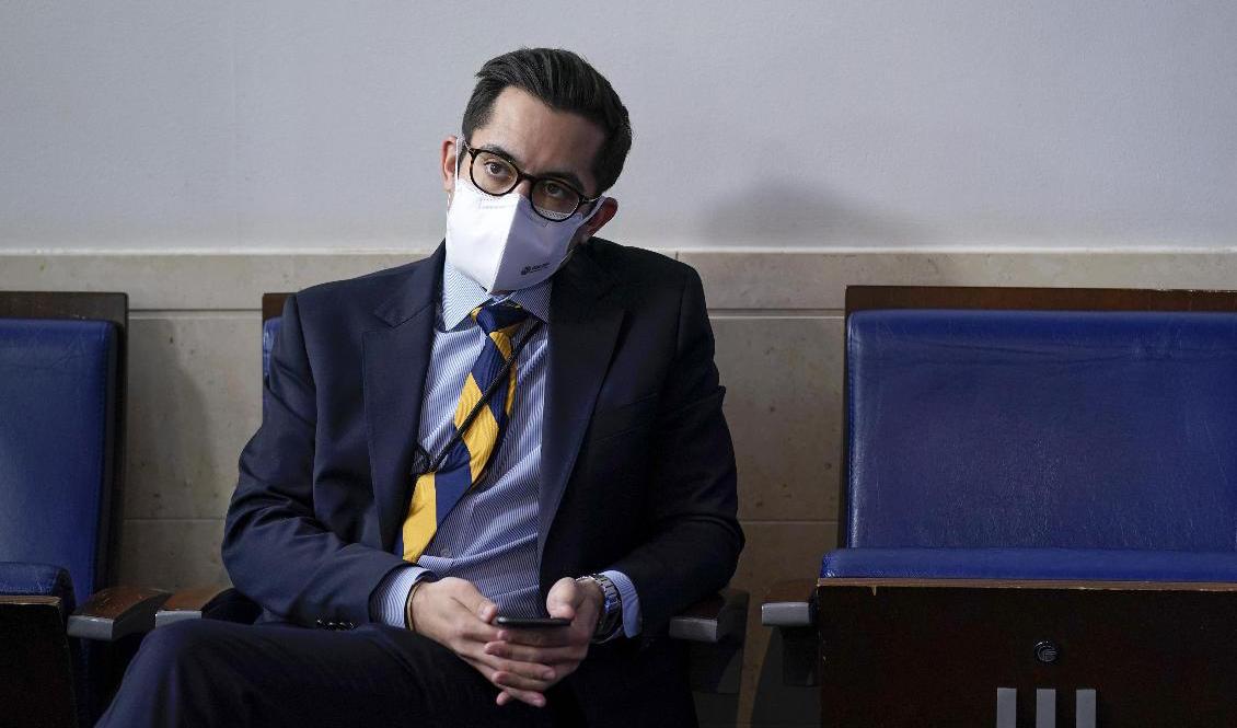 Vita husets biträdande pressekreterare TJ Ducklo avgår efter att ha ringt och hotat en kvinnlig reporter på Politico. Arkivbild. Foto: Patrick Semansky/AP/TT