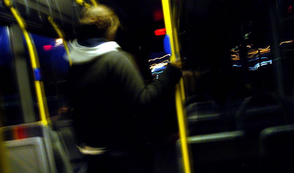 
Forskare i Stockholm undersökte hur studenter upplever otrygghet i kollektivtrafiken. Arkivbild. Foto:  Fredrik Persson/TT                                            