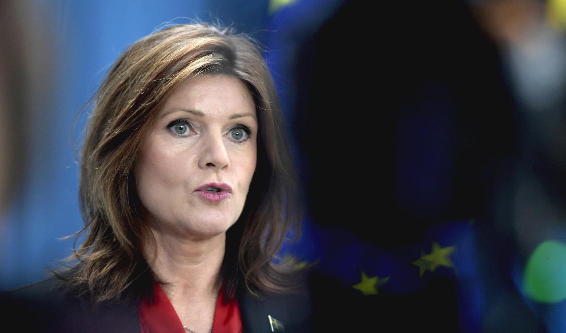 Arbetsmarknadsminister Eva Nordmark (S). Arkivbild. Foto: Amir Nabizadeh/TT