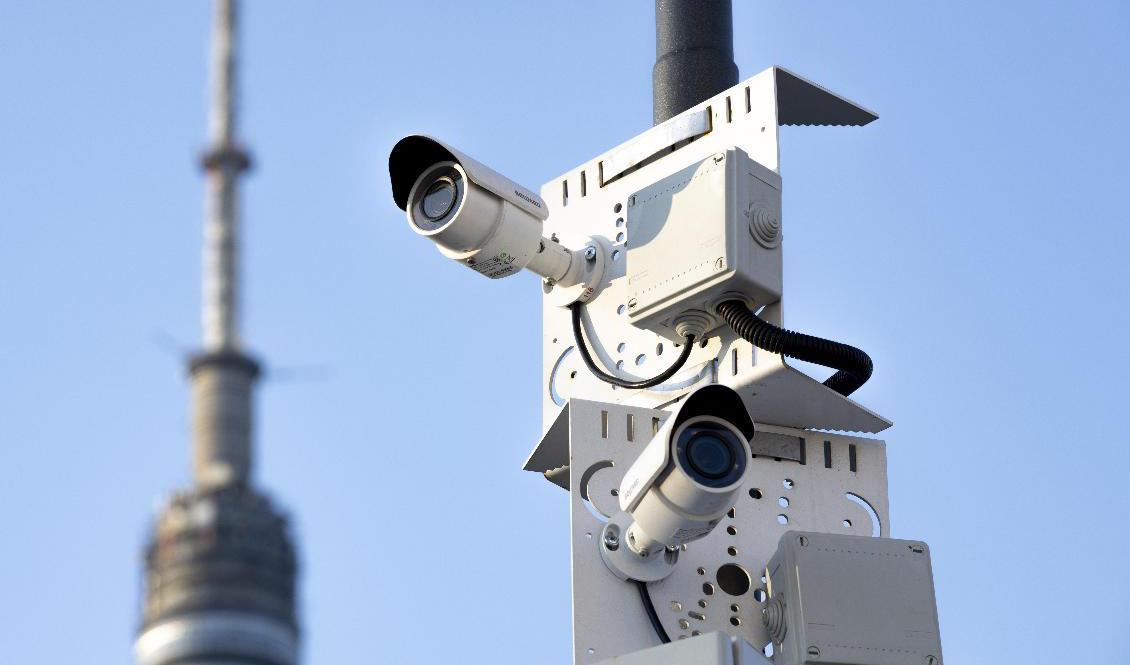 Övervakningskameror i Moskva. Arkivbild. Foto: Alexander Zemlianitjenko/AP/TT