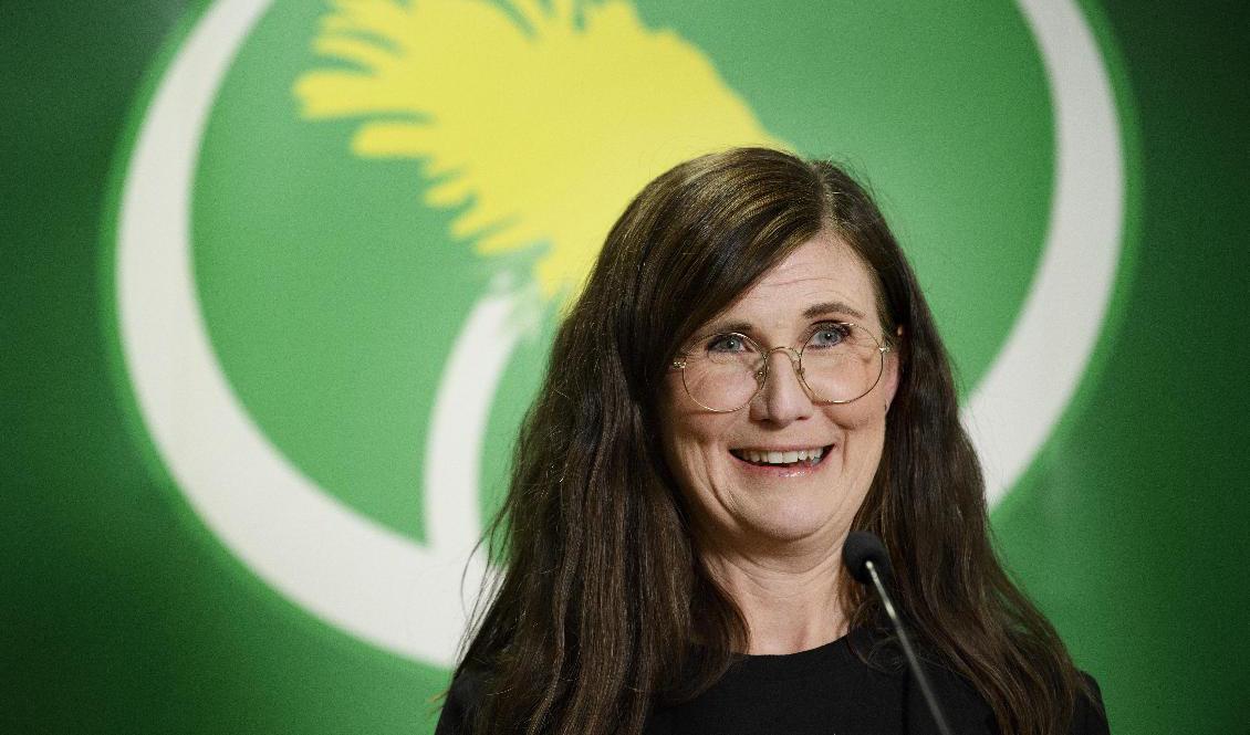 Märta Stenevi valdes till nytt språkrör för Miljöpartiet i slutet av januari. Partiet hamnar nu ovanför riksdagsspärren i en Sifomätning. Arkivbild. Foto: Jessica Gow/TT
