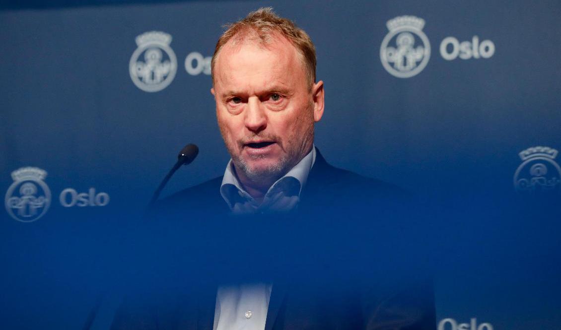 Raymond Johansen (Arbeiderpartiet), byrådets ledare i Oslo. Foto: Berit Roald/NTB/TT