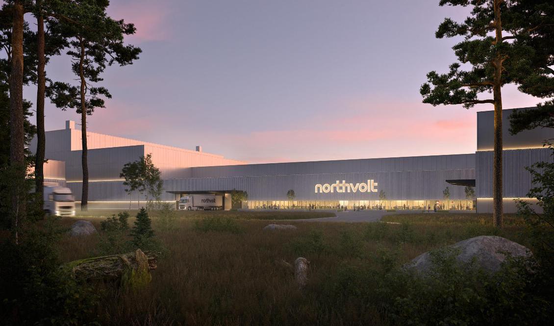 Northvolts batterifabrik i Skellefteå växer så det knakar och nu tvingas kommunen lägga in en högre växel för att hålla jämna steg. Pressbild. Foto: Nortvolt