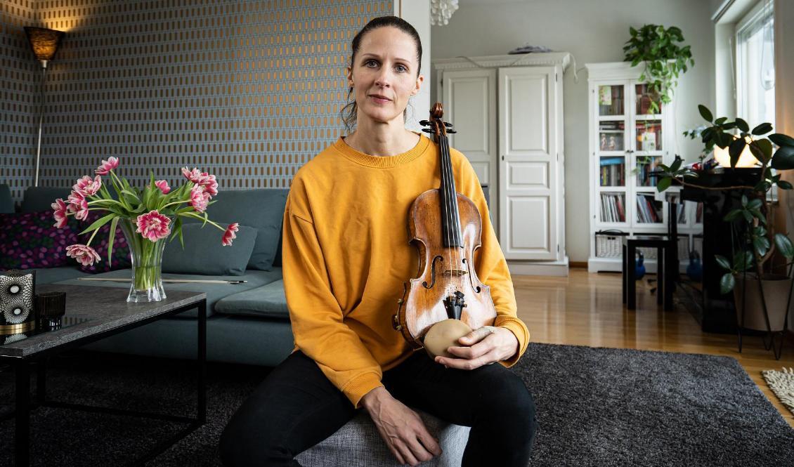 Musiken har följt Kristina Ebbersten genom livet. Foto: Sofia Drevemo