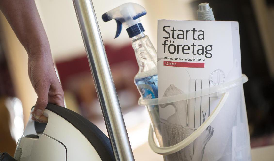 Årets första kvartal är ett rekordkvartal när det gäller antal nystartade företag. Arkivbild. Foto: Fredrik Sandberg/TT