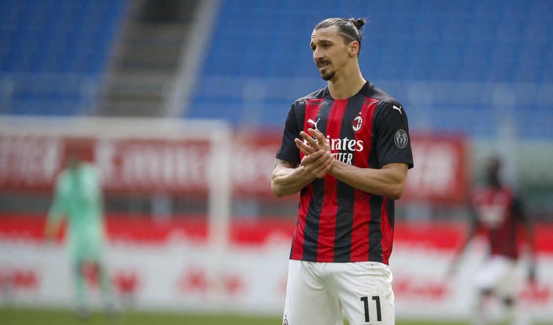 Zlatan Ibrahimovic fick lämna planen mållös. Foto: Antonio Calanni/AP/TT