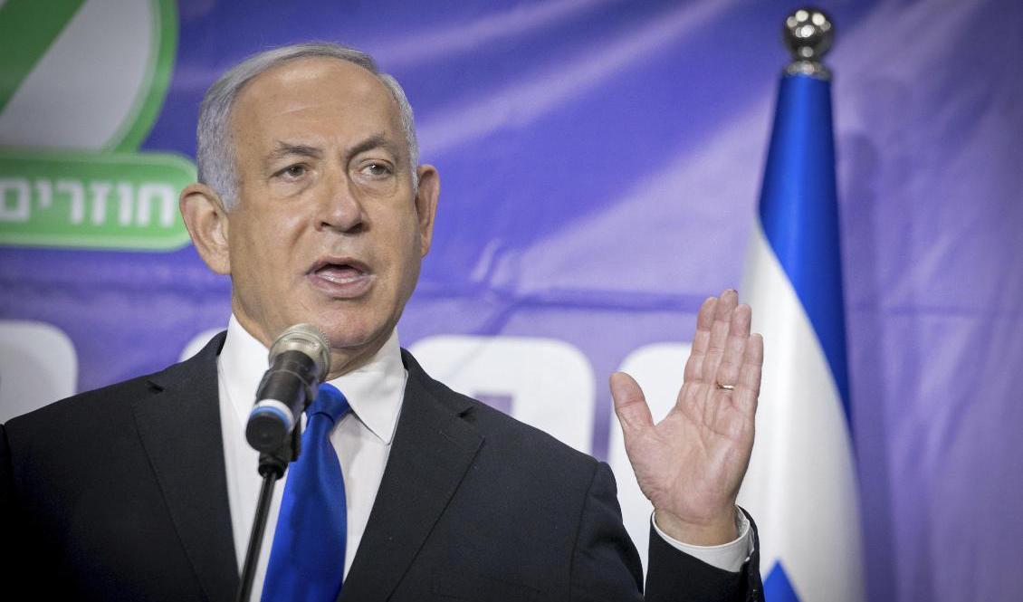 Israels premiärminister Benjamin Netanyahu. Arkivbild. Foto: Miriam Alster/AP/TT