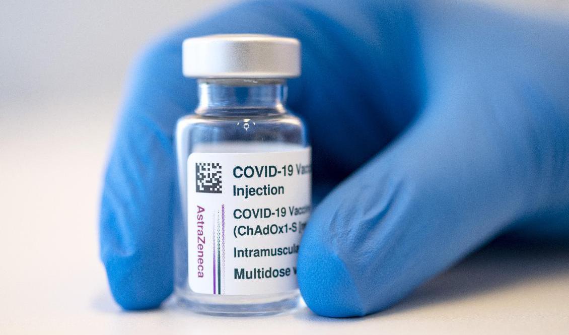 Astra Zenecas vaccin mot covid-19. Arkivbild. Foto: Johan Nilsson/TT