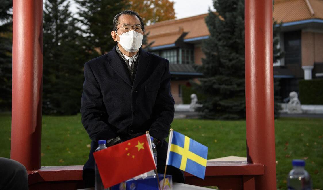 Gui Congyou är Kinas ambassadör i Sverige. Arkivbild. Foto: Henrik Montgomery/TT