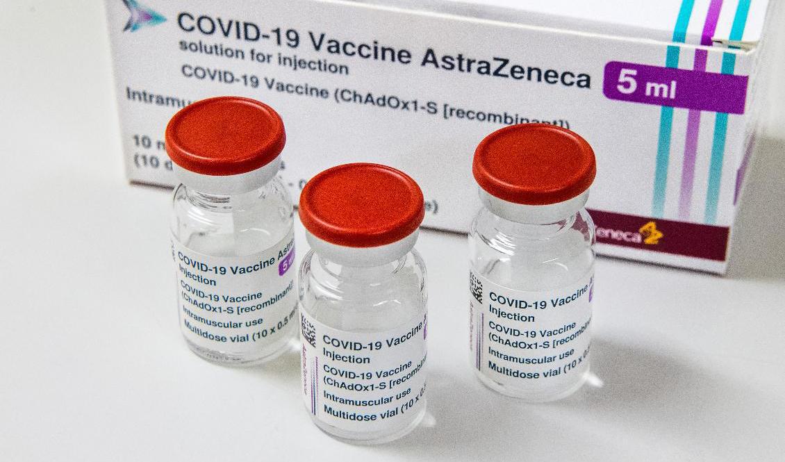 Astra Zenecas vaccin mot covid-19. Foto: Claudio Bresciani/TT