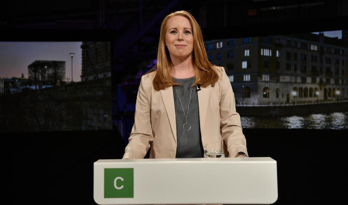 Centerpartiet har beslutat att i stora delar ställa sig bakom regeringens proposition om en ny migrationslagstiftning, meddelar partiledaren Annie Lööf. Arkivbild. Foto: Henrik Montgomery/TT