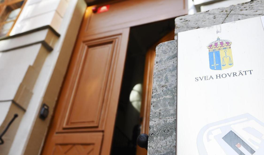 Svea hovrätt frikänner mannen som i tingsrätten dömdes för grovt vapenbrott till fängelse i tre år och nio månader. Arkivbild. Foto: Alexander Larsson Vierth/TT