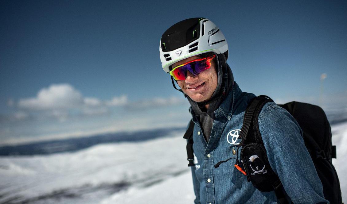 Nils van der Poel under träning i Åre. Foto: Pontus Lundahl/TT