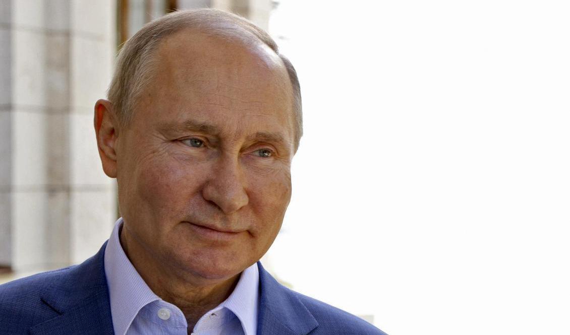 Rysslands president Vladimir Putin. Foto: Mikhail Klimentyev/Sputnik/Kreml pool via AP/TT