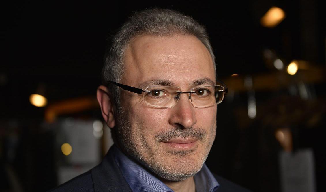 Den ryske ex-oligarken och Kremlkritikern Michail Chodorkovskij. Arkivbild. Foto: Henrik Montgomery/TT