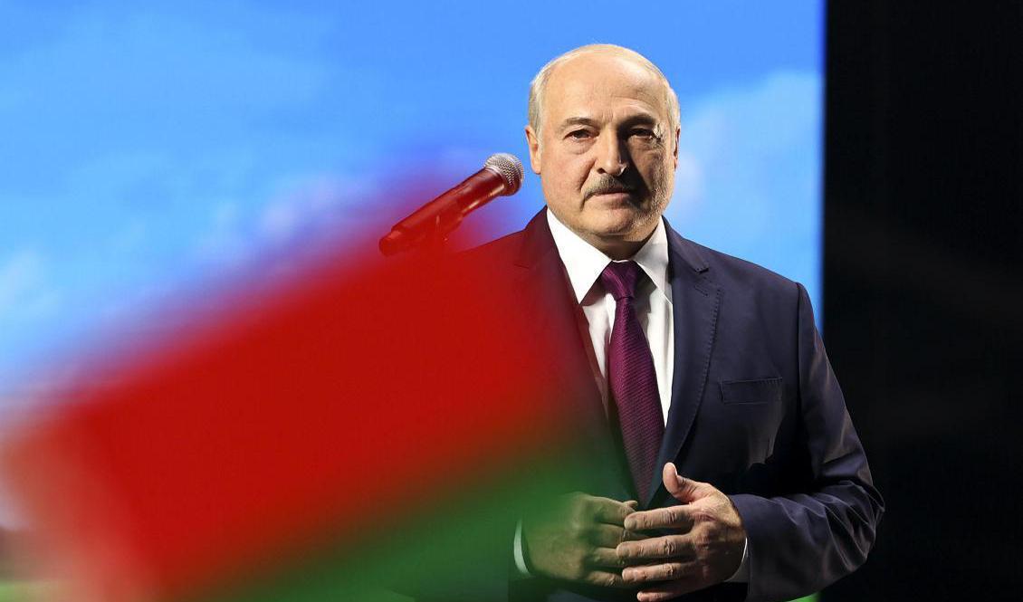 Belarus president Alexandr Lukasjenko. Arkivbild. Foto: BelTA Pool Photo via AP/TT