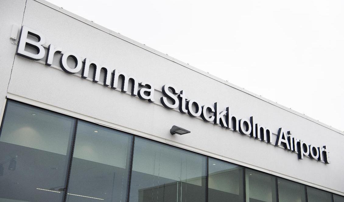Bromma flygplats. Arkivbild. Foto: Pontus Lundahl/TT